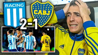 RACING 2 - BOCA JUNIORS 1 - Reacción - Copa de la Liga - Fecha 10 - Toto Bordieri