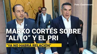 Marko Cortés sobre “Alito” y el PRI: “Ya no habrá relación, se terminó la confianza”