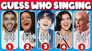 GUESS WHO SINGING? | Music Quiz 🎵 BTS, Dua Lipa, Doja Cat, Ariana Grande #4