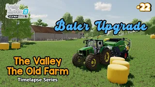 Buying Fendt Rotana 160V Combi, Making Grass Bales - Farming Simulator22 The Valley The Old Farm #22