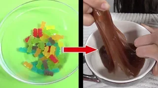 8 DIY Edible Slime Candy! Stress Relievers SLIME YOU CAN EAT