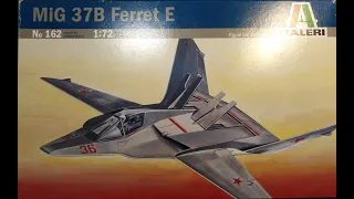 Full Build ITALERI MiG-37B "Ferret E" 1/72 scale Part 1