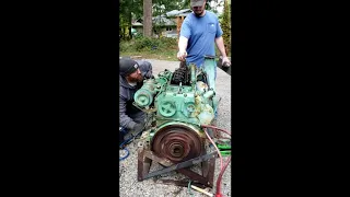 First start of the 4-71 Detroit Diesel