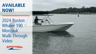 Available Now! 2024 Boston Whaler 190 Montauk Boat For Sale at MarineMax Wrightsville Beach, NC