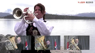 Molde Brass Band  -  Fagert er landet - 17 mai 2021