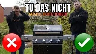 Gasgrill täglich reinigen?! So geht's richtig! 5 Schritte Anleitung