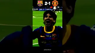 FC Barcelona vs Manchester United UCL 2011 Final Highlights #shorts #football #youtube