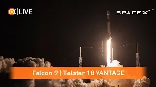 Старт и посадка Falcon 9 [Telstar 18V] NO COMMENTS