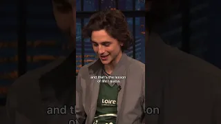 Timothée Chalamet answers about his hairstyle