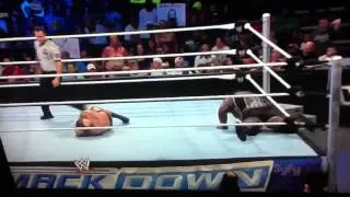 Mark Henry vs Randy Orton Friday Night Smack down 2-8-13