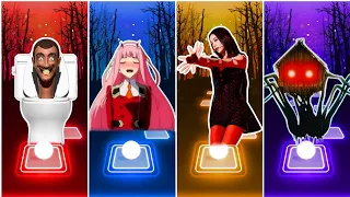 Skibidi Toilet vs Toca Toca Anime Dance vs Jisoo Flower Blackpink vs Spider House Head | Tiles Hop