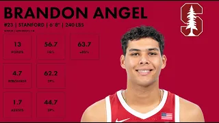 Brandon Angel - Stanford - 2023-24 Transfer Portal Highlights