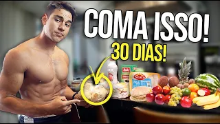 MOSTRANDO AS COMPRAS PARA A DIETA, Perdendo gordura em 30 dias! ep.12