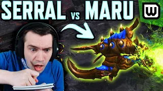 Serral's new ULTRALISK RUSH strategy vs Maru!! StarCraft 2