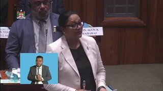 Fijian Minister for Housing informs Parliament on the status of the building industry