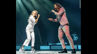 Julien Doré & Ophélie Winter "Dieu M'A Donné La Foi" Live, Concert Accor Arena, Paris, 2022