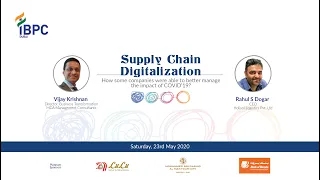 IBPC Webinar - Supply Chain Digitalization: How some companies managed the impact of COVID-19?