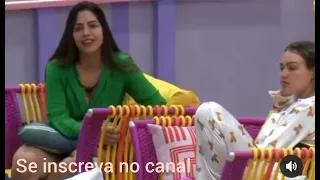 bbb Lais para Bárbara "Muda de assunto ele tá vindo" bbb "Big Brother Brasil 22"