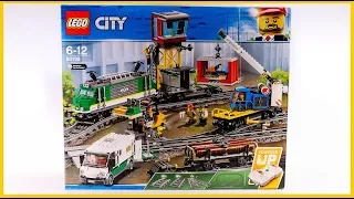 LEGO 60198 City Cargo Train Speed Build