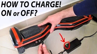 Hoverboard How To Charge - ON or OFF?