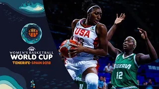 USA v Nigeria - Full Game - Quarter-Final - FIBA Women's Basketball World Cup 2018