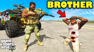 Franklin's TWIN BROTHER is A SPECIAL FORCE COMMANDER in GTA 5 | SHINCHAN and CHOP