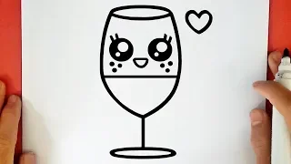 COMMENT DESSINER UN VERRE D'EAU KAWAII