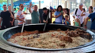 THE MOST GIANT PILAF | 3000KG WEDDING PILAF | UZBEKISTAN | BESH QOZON