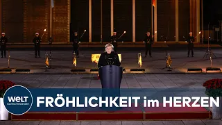 GROßER ZAPFENSTREICH: Angela Merkels ruft in bewegende Rede zum gesellschaftlichen Zusammenhalt auf