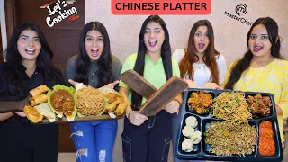 The MASTERCHEF CHALLENGE with @DingDongGirls | Making Chinese Platter |  Part -4 | Who Won ????