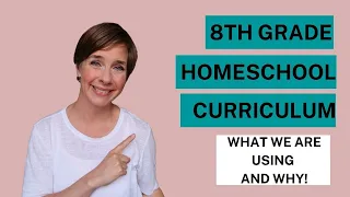 8th Grade Homeschool Curriculum || Middle School || Homeschool Curriculum Picks