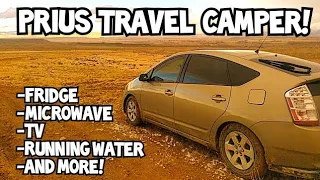 Toyota Prius converted into camper- with fridge, microwave, running water, climate control & more