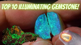 Top 10 Glowing Gems |Exploring Fluorescent & Phosphorescent Beauties