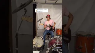 One Man Band Covers Crazy Train