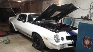 Louis' 78 Camaro on the dyno at Gsport Cars