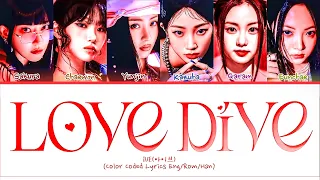 how would lesserafim sing love dive by ive [ line distribution]