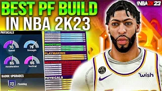 NBA 2K LEAGUE PROFESSIONAL SHOWS BEST PF BUILD IN NBA 2K23! *NEVER MAKE ANOTHER BUILD AGAIN*