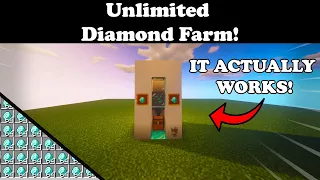 How To Make Unlimited Diamond Farm In Minecraft 1.16! #Shorts