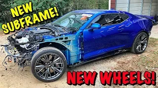 Rebuilding A Wrecked 2018 Camaro ZL1 Part 4