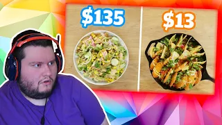 Flats REACTS to $135 vs $13 NACHOS | Pro Chef & Home Cook Swap Ingredients