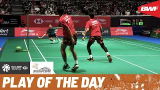 HSBC Play of the Day | Lightning-quick reactions from home pair Hee/Loh to take this point