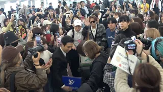 Number_i 平野紫耀 Sho Hirano (ひらの しょう) Hong Kong Airport Departure to Haneda Tokyo Japan 20231201 香港の空港