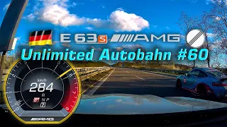 612 HP AMG E63S @ German Unlimited Autobahn #60 [4k]