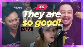 A1 Flawless Reaction to XG SHOOTING STAR Recording.