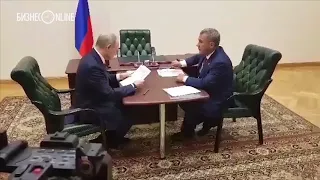 Путин провёл встречу с Миннихановым в ходе визита в Казань