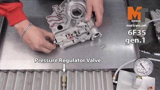 Ремонт гидроблока 6F35 - Pressure Regulator Valve