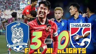 Korea Republic vs Thailand All Goals Highlights|WCQ2026 #football #subscribe #korea  #thailand