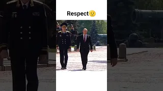 Respected President 🫡🇷🇺 Putin Shorts #russia #putin #moscow #vladimirputin #shorts