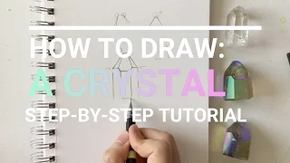 How to Draw: A Crystal | Talk Through Tutorial