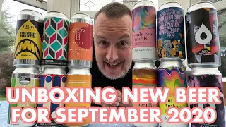 Craft Beer Unboxing - September 2020 Beers for Review